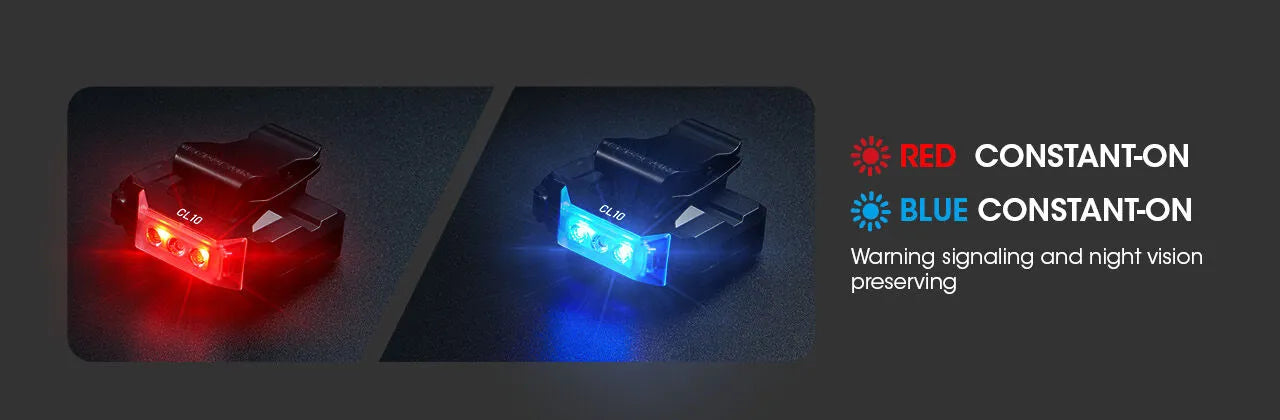 Torcia lampeggiante Rosso/Blu Nitecore - CL10