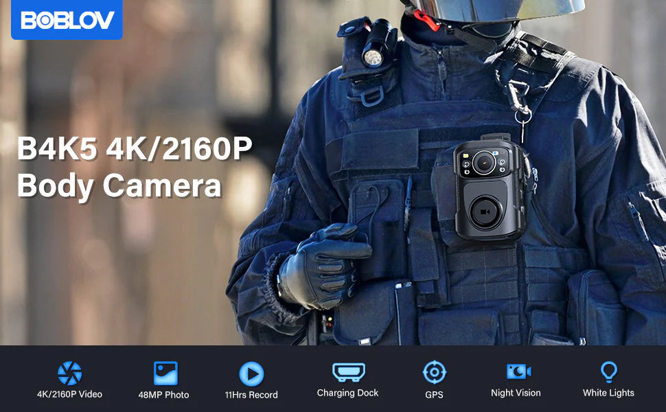 BOBLOV B4K5 Body Cam