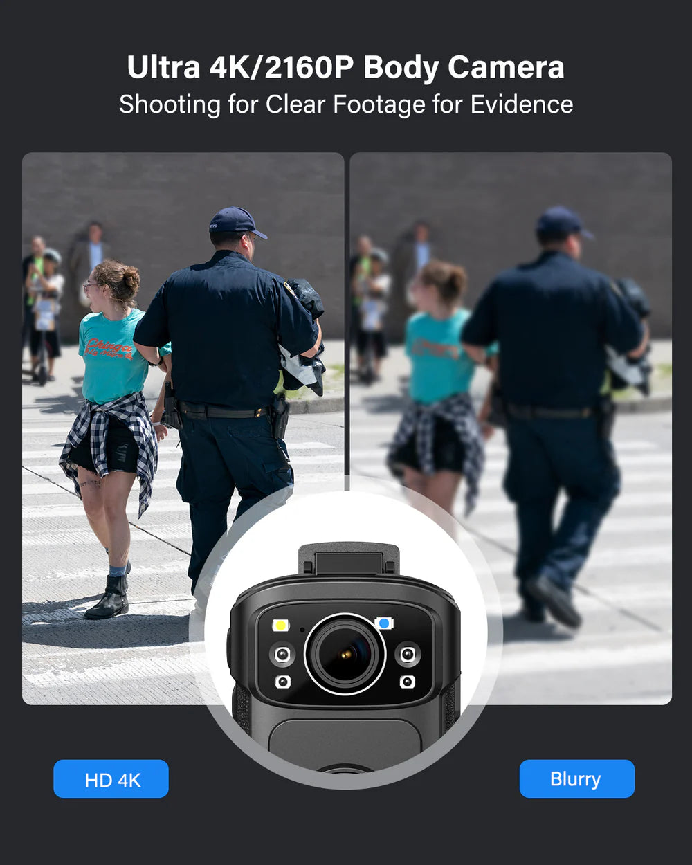 BOBLOV B4K5 Body Cam