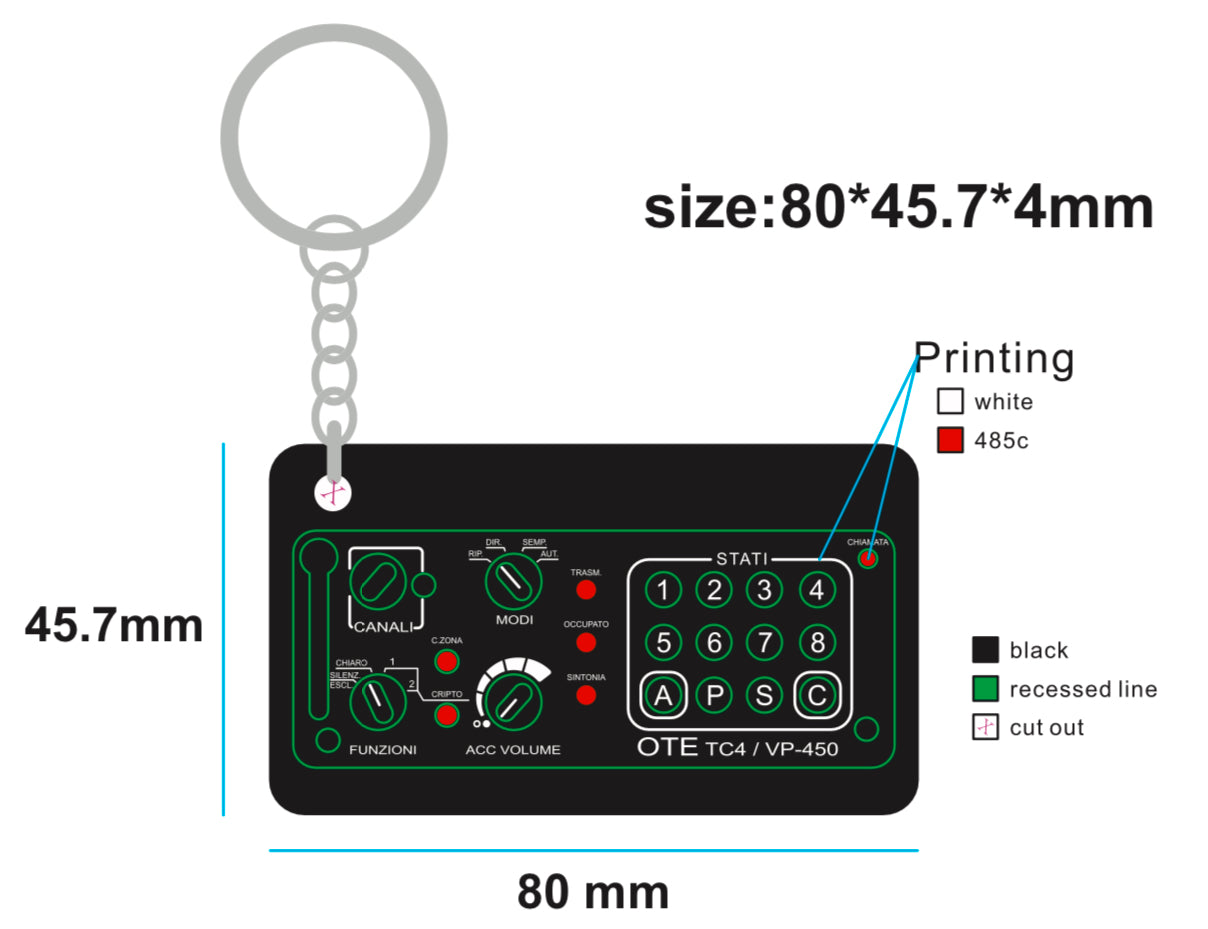 Portachiavi OTE TC4/VP450