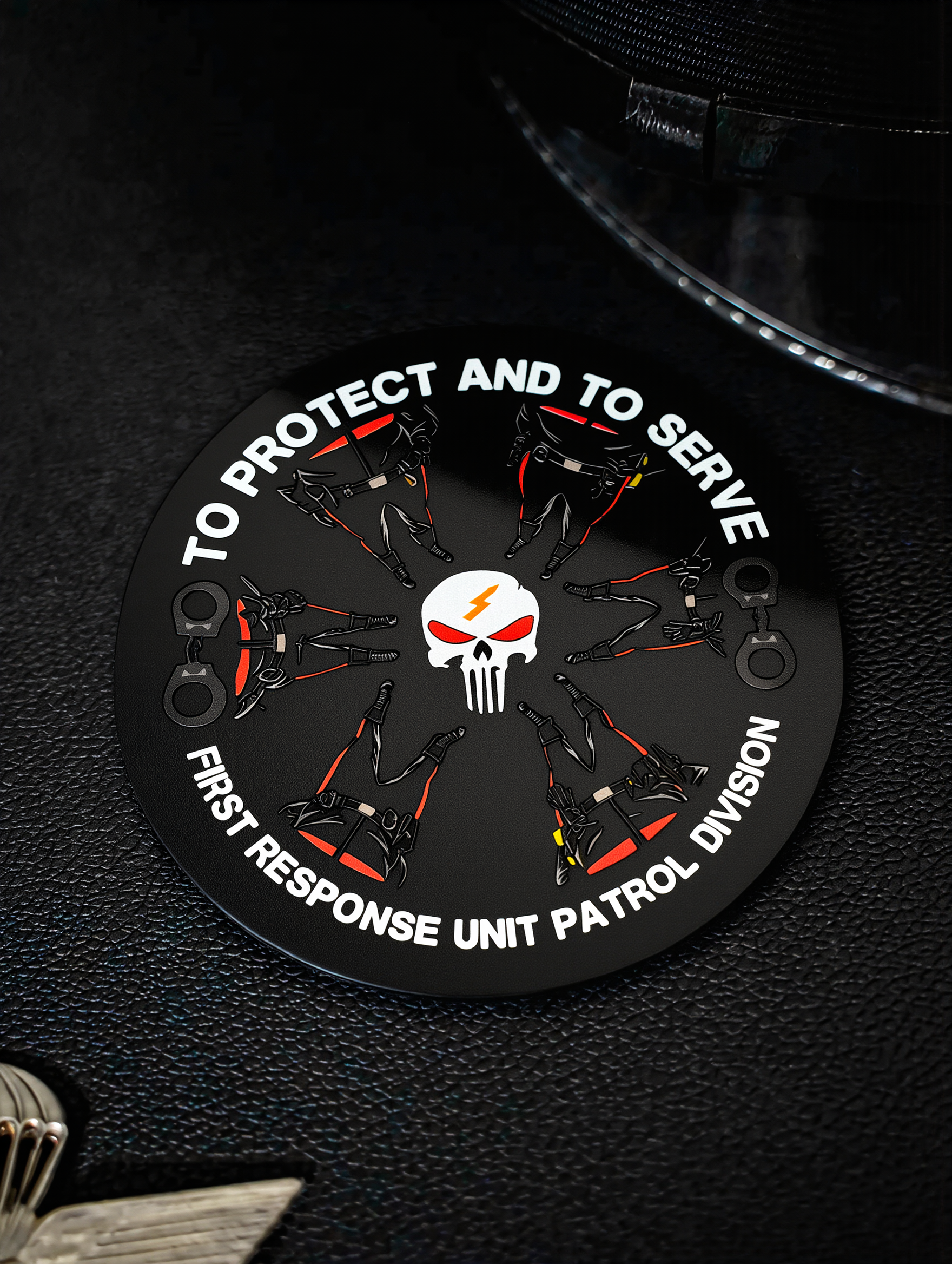 Sticker To protect and To serve