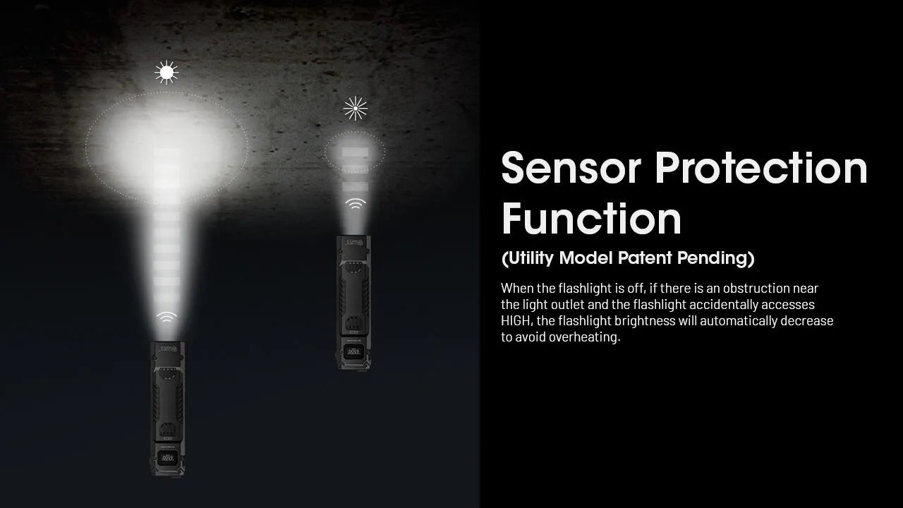 Nitecore - EDC29 - Torcia Ricaricabile USB - 6500 lumens e 400 metri - Torcia Led