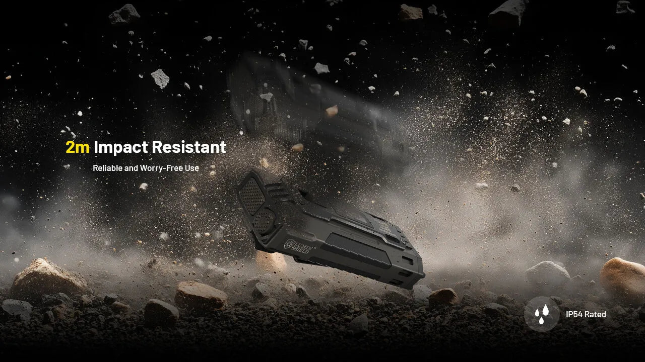 Nitecore - EDC37 - 8000 Lumens, 420 metri, Batteria 8000mAh, Ricarica USB-C - Torcia Tattica a LED