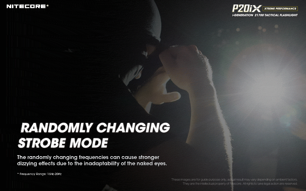 Nitecore - P20iX Torcia Tattica Ricaricabile USB-C - 4000 Lumens e 221 metri